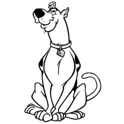 Dibujo para colorear: Scooby doo (Dibujos animados) #31580 - Dibujos para Colorear e Imprimir Gratis