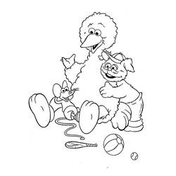 Dibujo para colorear: Sesame street (Dibujos animados) #32103 - Dibujos para Colorear e Imprimir Gratis