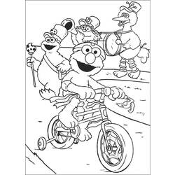 Dibujo para colorear: Sesame street (Dibujos animados) #32159 - Dibujos para Colorear e Imprimir Gratis