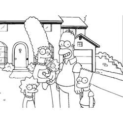 Dibujo para colorear: Simpsons (Dibujos animados) #23774 - Dibujos para Colorear e Imprimir Gratis