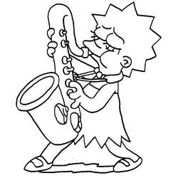Dibujo para colorear: Simpsons (Dibujos animados) #23820 - Dibujos para Colorear e Imprimir Gratis