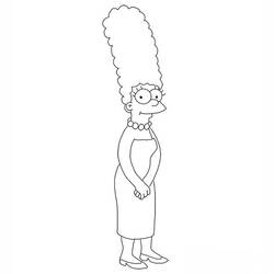 Dibujo para colorear: Simpsons (Dibujos animados) #23859 - Dibujos para Colorear e Imprimir Gratis