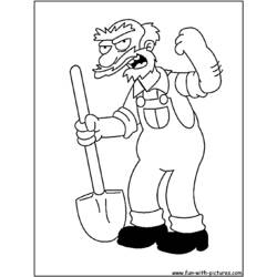Dibujo para colorear: Simpsons (Dibujos animados) #23944 - Dibujos para Colorear e Imprimir Gratis