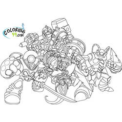 Dibujo para colorear: Skylanders (Dibujos animados) #43400 - Dibujos para Colorear e Imprimir Gratis