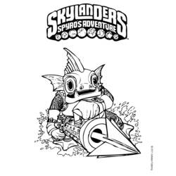 Dibujo para colorear: Skylanders (Dibujos animados) #43506 - Dibujos para Colorear e Imprimir Gratis