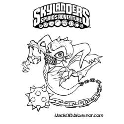 Dibujo para colorear: Skylanders (Dibujos animados) #43513 - Dibujos para Colorear e Imprimir Gratis