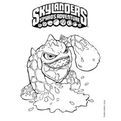 Dibujo para colorear: Skylanders (Dibujos animados) #43558 - Dibujos para Colorear e Imprimir Gratis