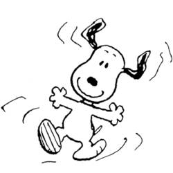 Dibujo para colorear: Snoopy (Dibujos animados) #27053 - Dibujos para Colorear e Imprimir Gratis