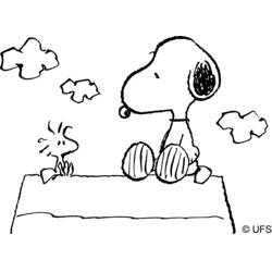 Dibujo para colorear: Snoopy (Dibujos animados) #27057 - Dibujos para Colorear e Imprimir Gratis