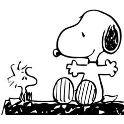 Dibujo para colorear: Snoopy (Dibujos animados) #27076 - Dibujos para Colorear e Imprimir Gratis
