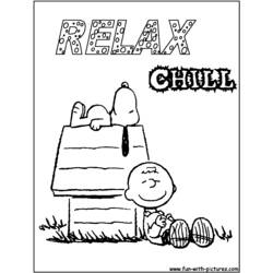 Dibujo para colorear: Snoopy (Dibujos animados) #27103 - Dibujos para Colorear e Imprimir Gratis