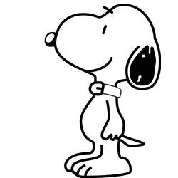 Dibujo para colorear: Snoopy (Dibujos animados) #27138 - Dibujos para Colorear e Imprimir Gratis