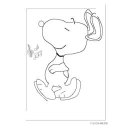 Dibujo para colorear: Snoopy (Dibujos animados) #27139 - Dibujos para Colorear e Imprimir Gratis