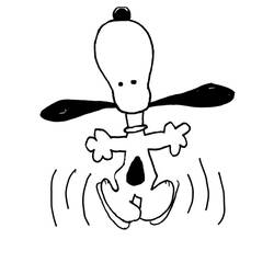 Dibujo para colorear: Snoopy (Dibujos animados) #27146 - Dibujos para Colorear e Imprimir Gratis