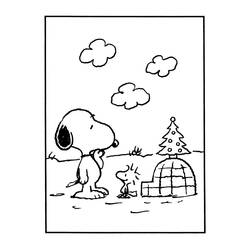 Dibujo para colorear: Snoopy (Dibujos animados) #27162 - Dibujos para Colorear e Imprimir Gratis