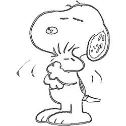 Dibujo para colorear: Snoopy (Dibujos animados) #27168 - Dibujos para Colorear e Imprimir Gratis