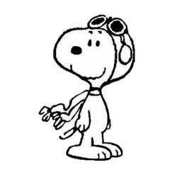 Dibujo para colorear: Snoopy (Dibujos animados) #27186 - Dibujos para Colorear e Imprimir Gratis