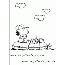 Dibujo para colorear: Snoopy (Dibujos animados) #27197 - Dibujos para Colorear e Imprimir Gratis