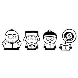 Dibujo para colorear: South Park (Dibujos animados) #31242 - Dibujos para Colorear e Imprimir Gratis