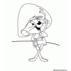 Dibujo para colorear: Speedy Gonzales (Dibujos animados) #30741 - Dibujos para Colorear e Imprimir Gratis