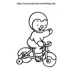 Dibujo para colorear: Tchoupi and Doudou (Dibujos animados) #34116 - Dibujos para Colorear e Imprimir Gratis