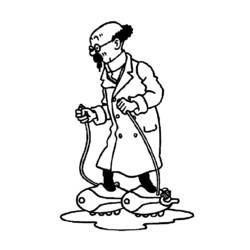 Dibujo para colorear: Tintin (Dibujos animados) #25744 - Dibujos para Colorear e Imprimir Gratis