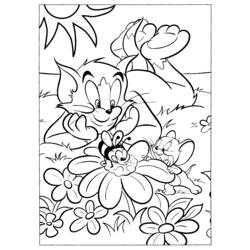 Dibujo para colorear: Tom and Jerry (Dibujos animados) #24172 - Dibujos para Colorear e Imprimir Gratis