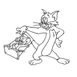 Dibujo para colorear: Tom and Jerry (Dibujos animados) #24183 - Dibujos para Colorear e Imprimir Gratis