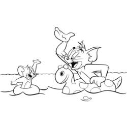 Dibujo para colorear: Tom and Jerry (Dibujos animados) #24188 - Dibujos para Colorear e Imprimir Gratis