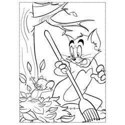 Dibujo para colorear: Tom and Jerry (Dibujos animados) #24194 - Dibujos para Colorear e Imprimir Gratis