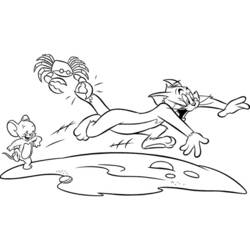 Dibujo para colorear: Tom and Jerry (Dibujos animados) #24200 - Dibujos para Colorear e Imprimir Gratis