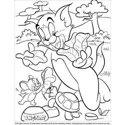Dibujo para colorear: Tom and Jerry (Dibujos animados) #24209 - Dibujos para Colorear e Imprimir Gratis