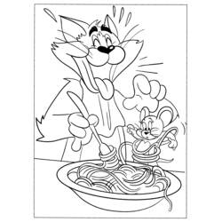 Dibujo para colorear: Tom and Jerry (Dibujos animados) #24218 - Dibujos para Colorear e Imprimir Gratis