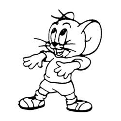 Dibujo para colorear: Tom and Jerry (Dibujos animados) #24226 - Dibujos para Colorear e Imprimir Gratis