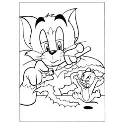 Dibujo para colorear: Tom and Jerry (Dibujos animados) #24237 - Dibujos para Colorear e Imprimir Gratis