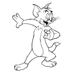 Dibujo para colorear: Tom and Jerry (Dibujos animados) #24239 - Dibujos para Colorear e Imprimir Gratis
