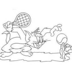 Dibujo para colorear: Tom and Jerry (Dibujos animados) #24252 - Dibujos para Colorear e Imprimir Gratis