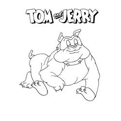 Dibujo para colorear: Tom and Jerry (Dibujos animados) #24258 - Dibujos para Colorear e Imprimir Gratis