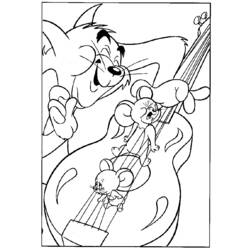 Dibujo para colorear: Tom and Jerry (Dibujos animados) #24274 - Dibujos para Colorear e Imprimir Gratis