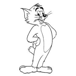 Dibujo para colorear: Tom and Jerry (Dibujos animados) #24291 - Dibujos para Colorear e Imprimir Gratis