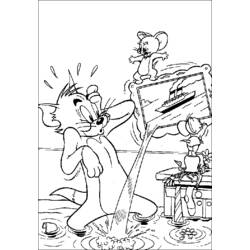 Dibujo para colorear: Tom and Jerry (Dibujos animados) #24296 - Dibujos para Colorear e Imprimir Gratis