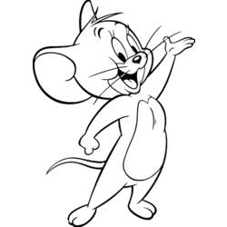 Dibujo para colorear: Tom and Jerry (Dibujos animados) #24305 - Dibujos para Colorear e Imprimir Gratis