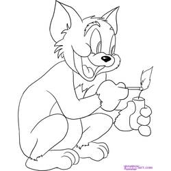 Dibujo para colorear: Tom and Jerry (Dibujos animados) #24311 - Dibujos para Colorear e Imprimir Gratis