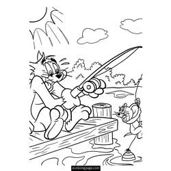 Dibujo para colorear: Tom and Jerry (Dibujos animados) #24316 - Dibujos para Colorear e Imprimir Gratis
