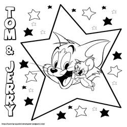 Dibujo para colorear: Tom and Jerry (Dibujos animados) #24318 - Dibujos para Colorear e Imprimir Gratis