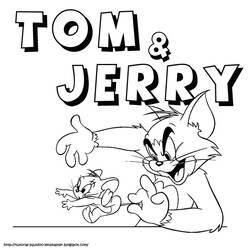 Dibujo para colorear: Tom and Jerry (Dibujos animados) #24328 - Dibujos para Colorear e Imprimir Gratis