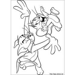 Dibujo para colorear: Tom and Jerry (Dibujos animados) #24350 - Dibujos para Colorear e Imprimir Gratis