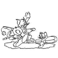 Dibujo para colorear: Tom and Jerry (Dibujos animados) #24354 - Dibujos para Colorear e Imprimir Gratis