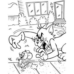 Dibujo para colorear: Tom and Jerry (Dibujos animados) #24367 - Dibujos para Colorear e Imprimir Gratis