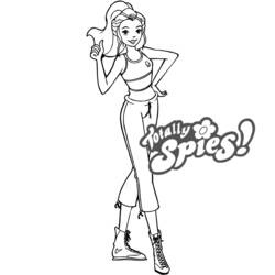 Dibujo para colorear: Totally Spies (Dibujos animados) #29037 - Dibujos para Colorear e Imprimir Gratis